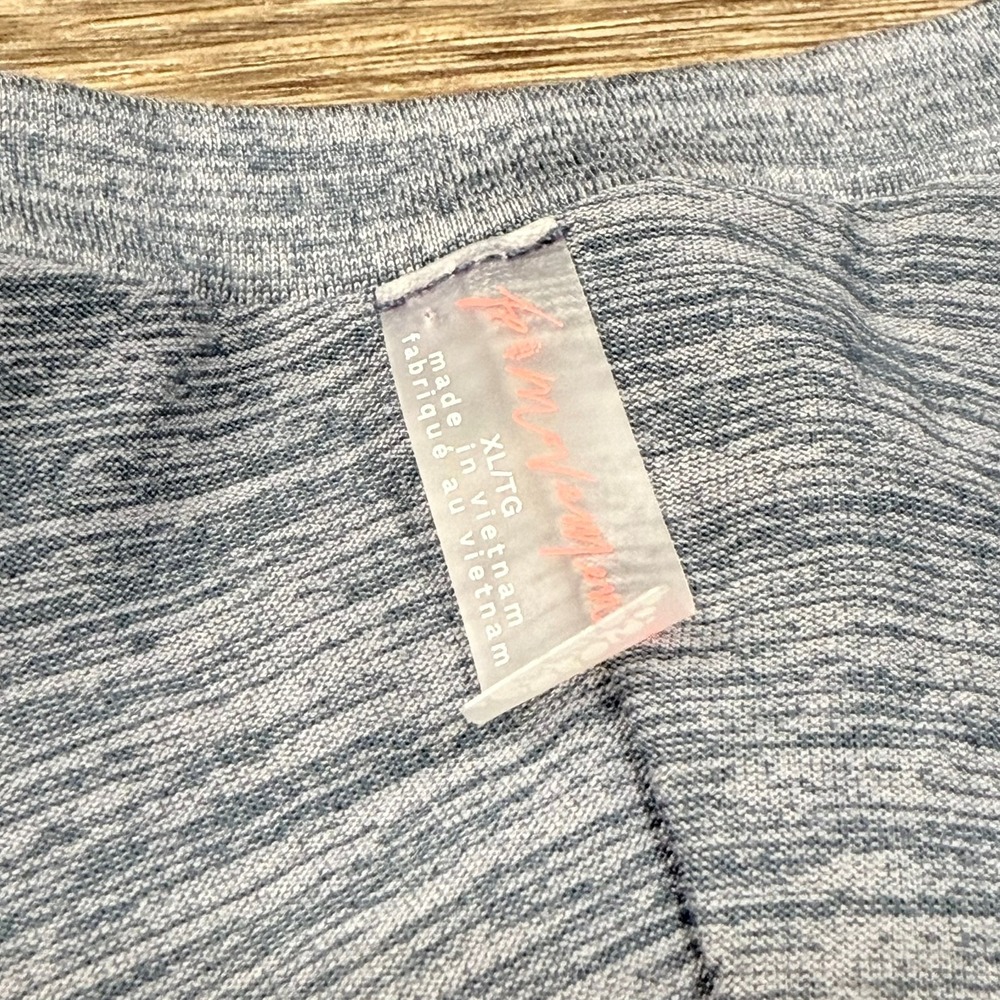 FP Free People Movement Right on the Run Long Sleeve Layer Blue Stone  XLL NWT - Picture 9 of 16